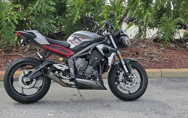 2022 Triumph Street Triple RS Silver Ice RS