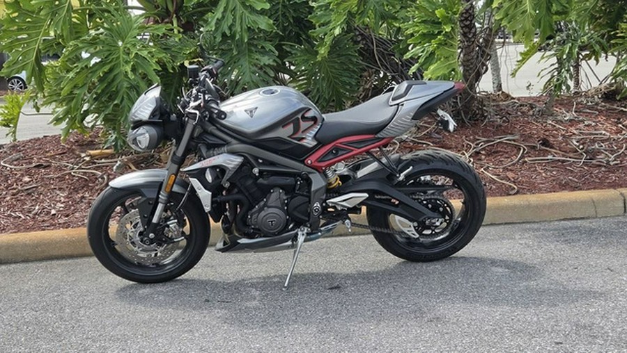 2022 Triumph Street Triple RS Silver Ice RS