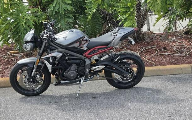 2022 Triumph Street Triple RS Silver Ice RS