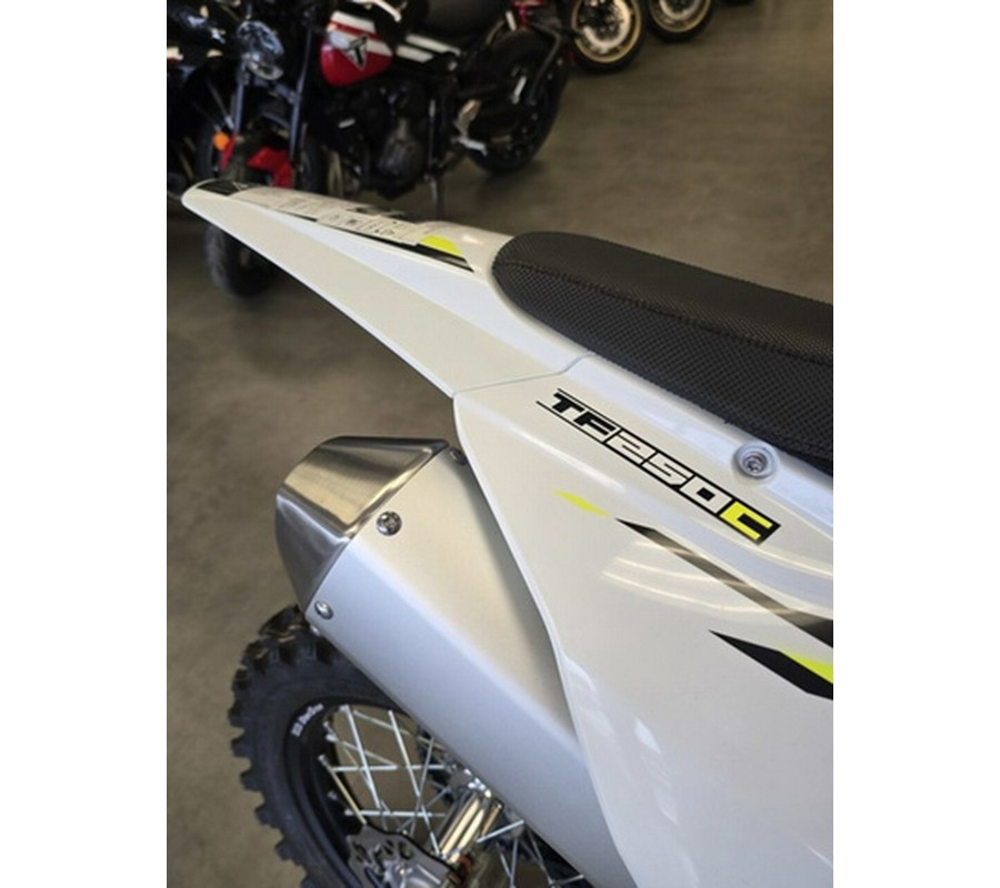 2026 Triumph TF 250-C Jet Black Pure White