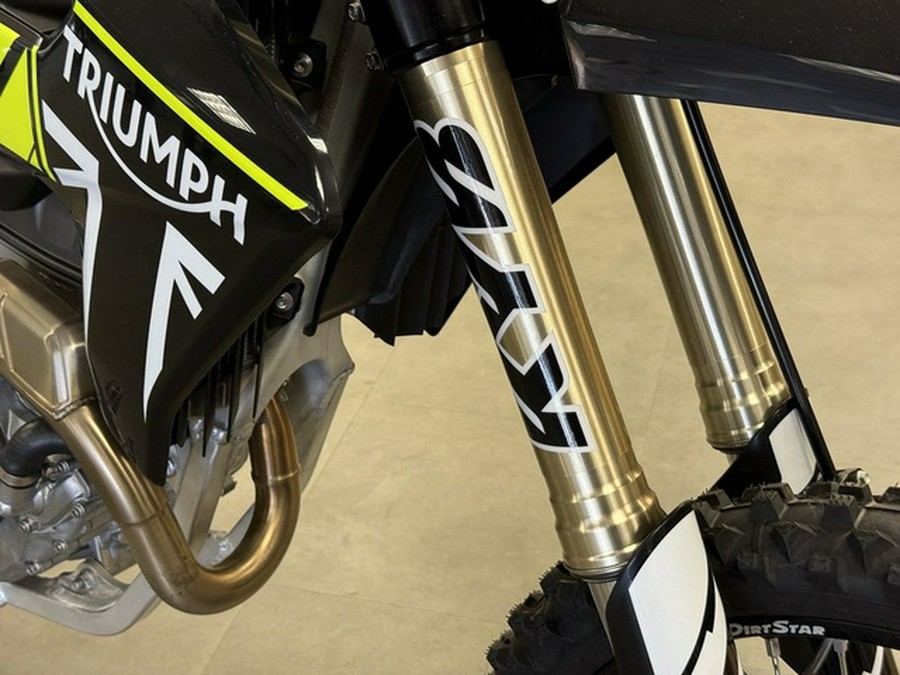 2026 Triumph TF 250-X Jet BlackPure White