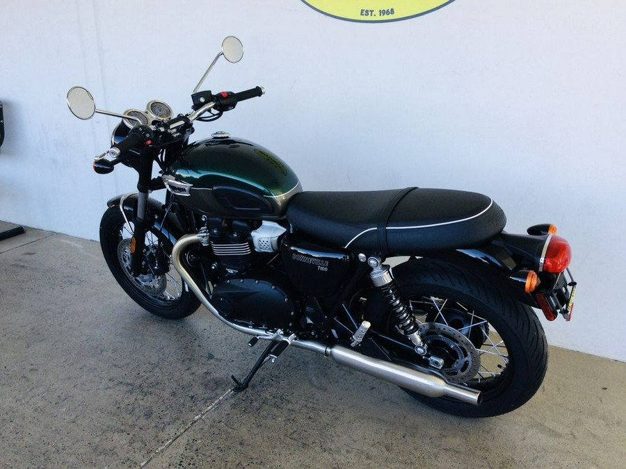 2024 Triumph Bonneville T100 Competition Green/Ironstone