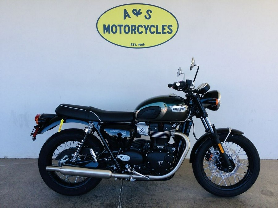 2024 Triumph Bonneville T100 Competition Green/Ironstone