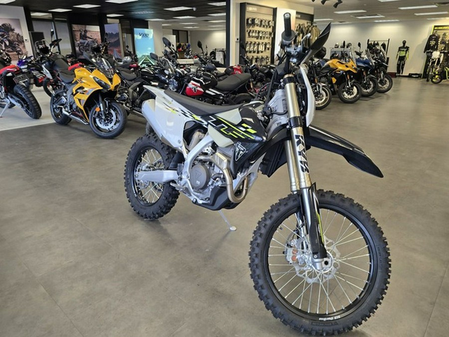 2026 Triumph TF 250-E Jet BlackPure White