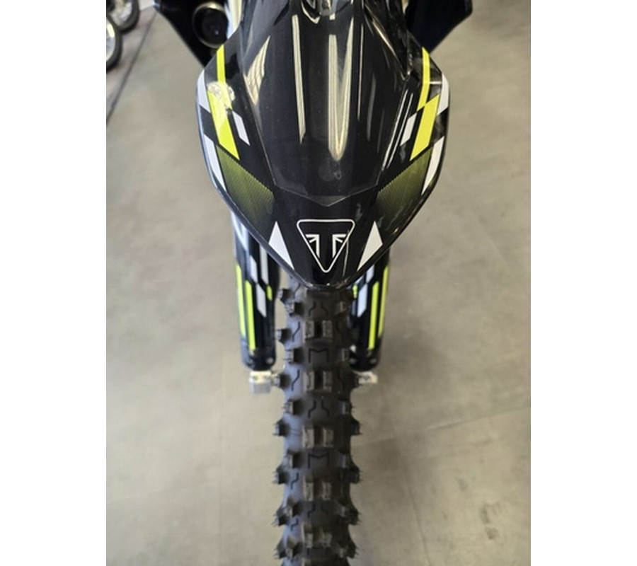 2026 Triumph TF 250-E Jet BlackPure White
