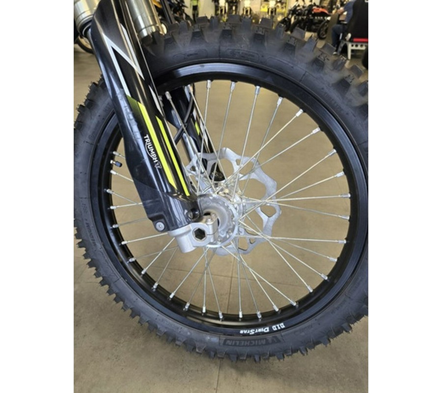 2026 Triumph TF 250-E Jet BlackPure White