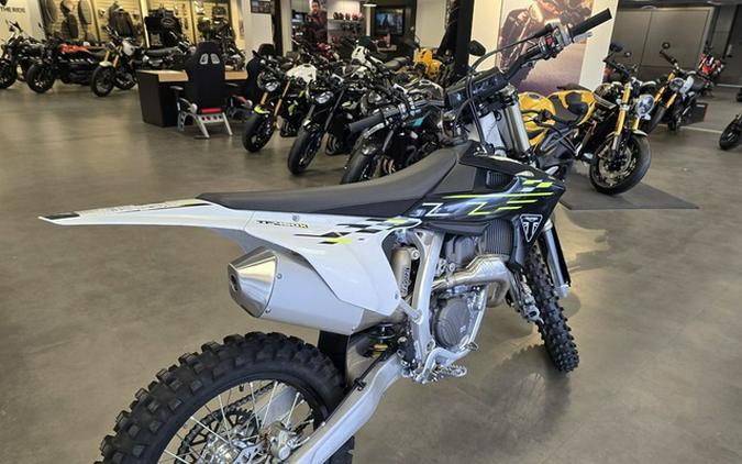 2026 Triumph TF 450-X Jet BlackPure White