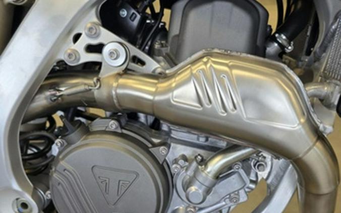 2026 Triumph TF 450-X Jet BlackPure White