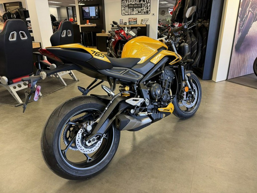 2026 Triumph Street Triple 765 RS Cosmic Yellow