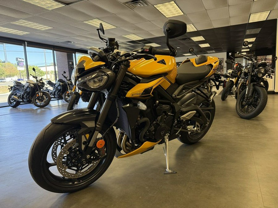 2026 Triumph Street Triple 765 RS Cosmic Yellow