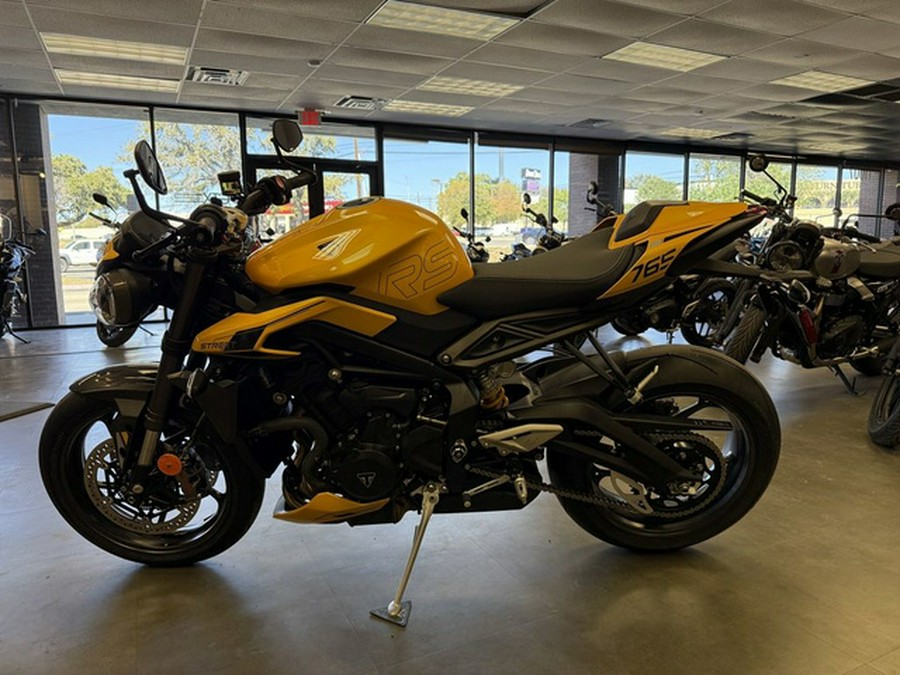 2026 Triumph Street Triple 765 RS Cosmic Yellow