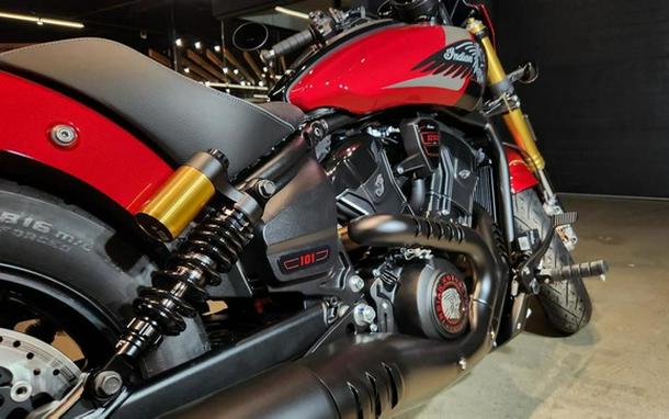 2026 Indian 101 Scout Sunset Red Metallic