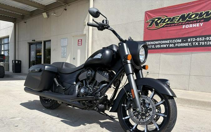 2022 Indian Springfield Dark Horse Black Smoke