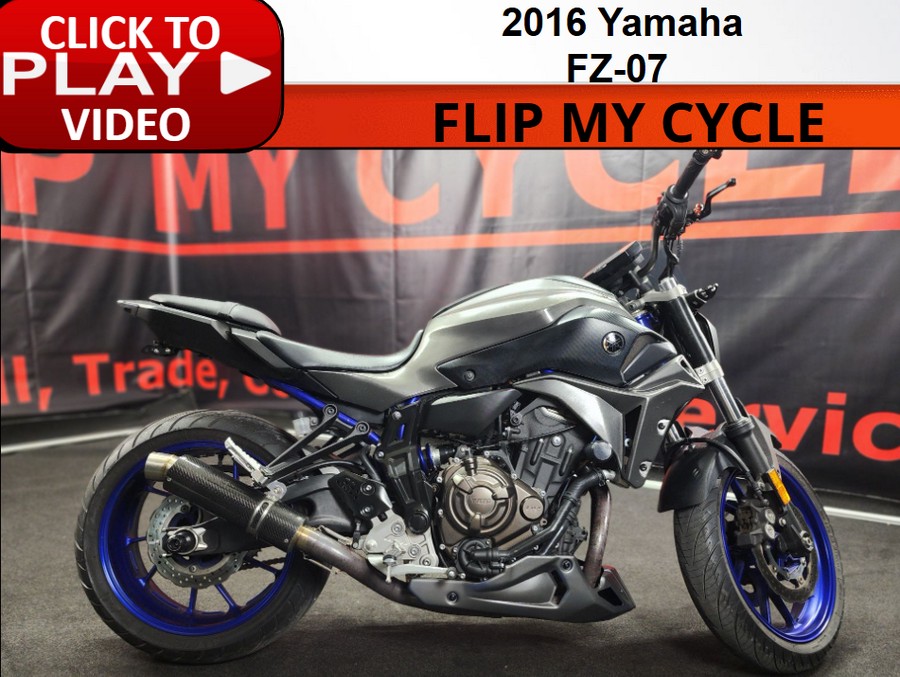 2016 Yamaha FZ07C