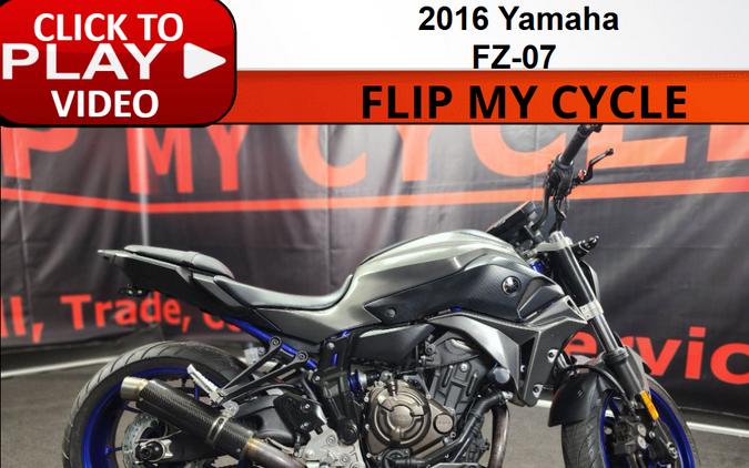 2016 Yamaha FZ07C