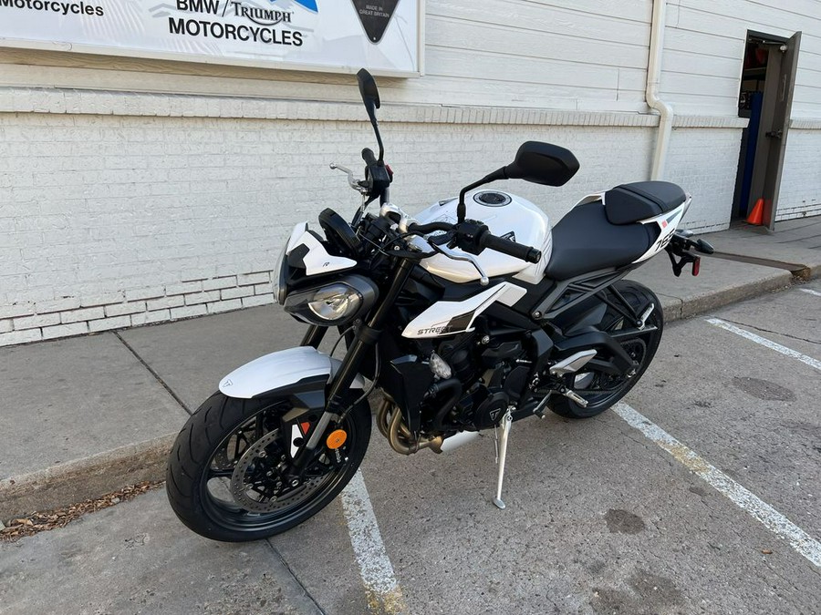 2025 Triumph Street Triple 765 R Pure White