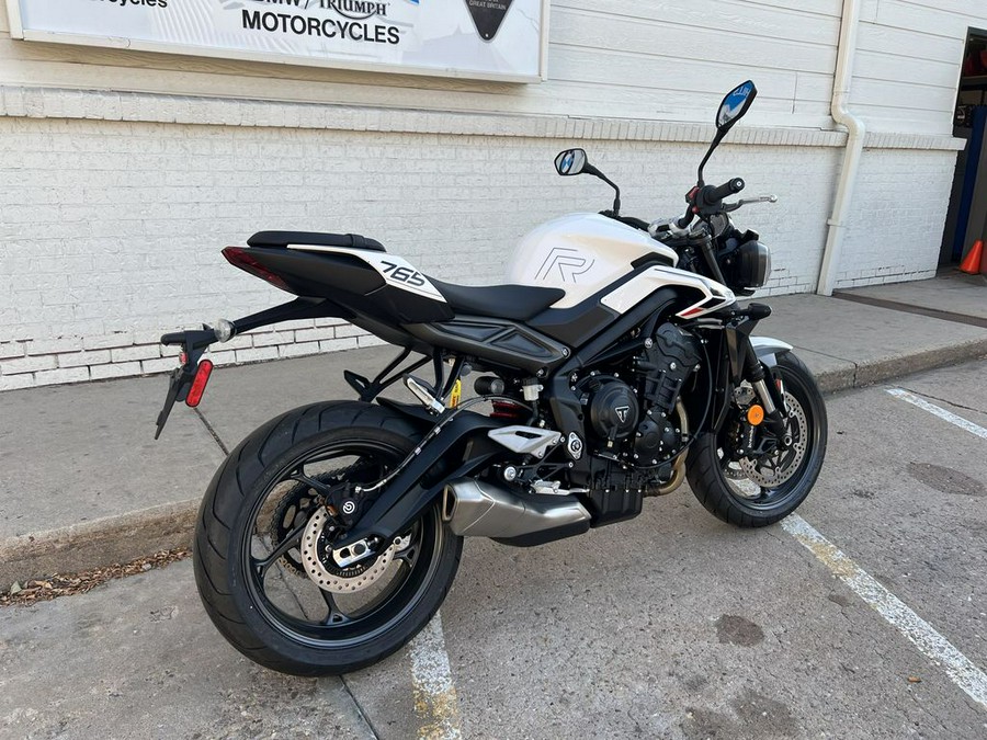 2025 Triumph Street Triple 765 R Pure White