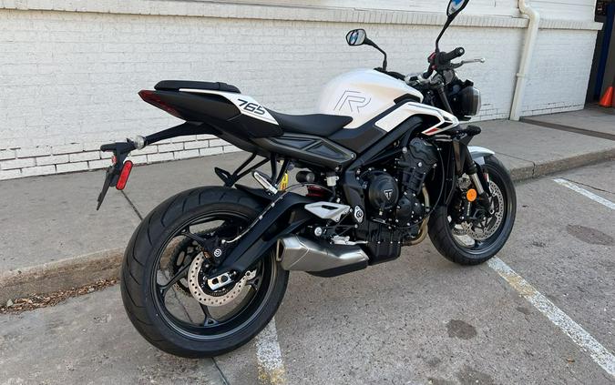 2025 Triumph Street Triple 765 R Pure White