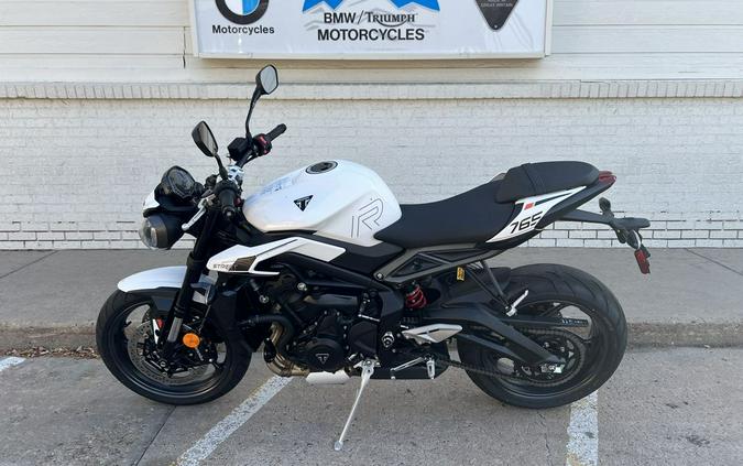 2025 Triumph Street Triple 765 R Pure White