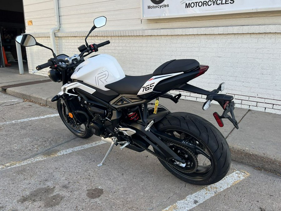 2025 Triumph Street Triple 765 R Pure White