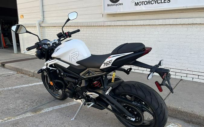 2025 Triumph Street Triple 765 R Pure White