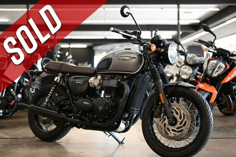 2018 Triumph Bonneville T120 Black