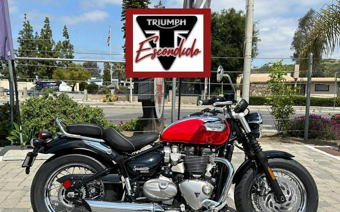 2023 Triumph Bonneville Speedmaster Chrome Edition Diablo Red