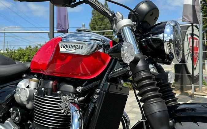 2023 Triumph Bonneville Speedmaster Chrome Edition Diablo Red