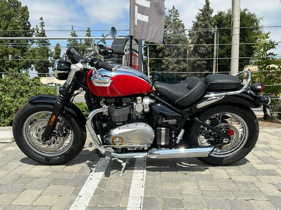 2023 Triumph Bonneville Speedmaster Chrome Edition Diablo Red