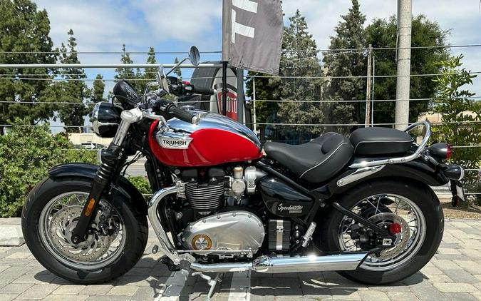 2023 Triumph Bonneville Speedmaster Chrome Edition Diablo Red