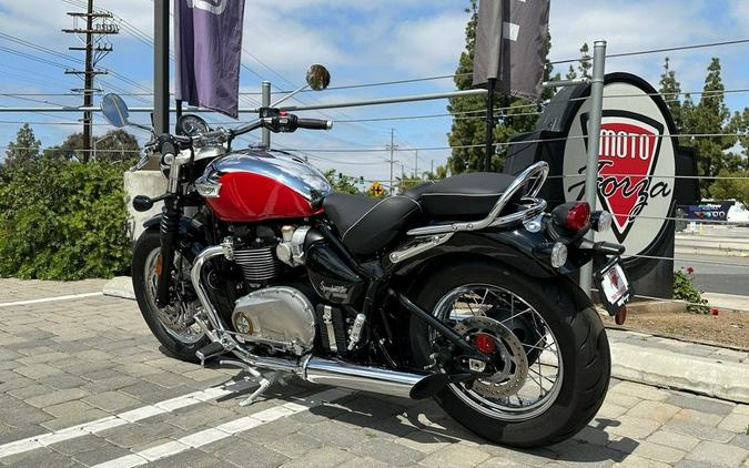 2023 Triumph Bonneville Speedmaster Chrome Edition Diablo Red