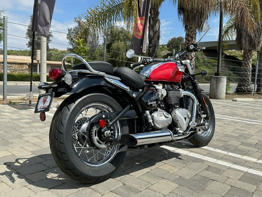 2023 Triumph Bonneville Speedmaster Chrome Edition Diablo Red