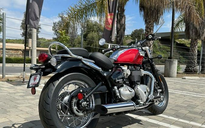 2023 Triumph Bonneville Speedmaster Chrome Edition Diablo Red