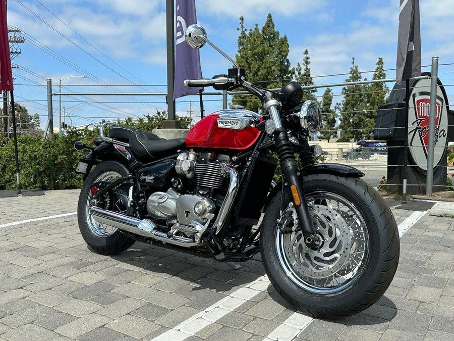 2023 Triumph Bonneville Speedmaster Chrome Edition Diablo Red