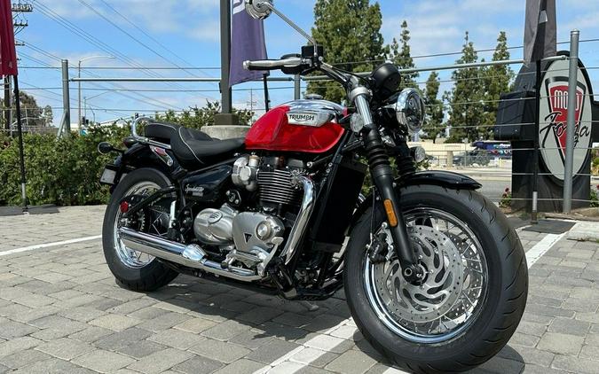 2023 Triumph Bonneville Speedmaster Chrome Edition Diablo Red