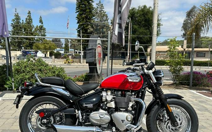 2023 Triumph Bonneville Speedmaster Chrome Edition Diablo Red