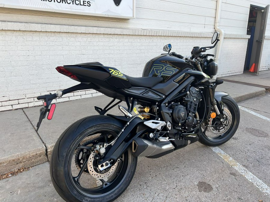 2025 Triumph Street Triple 765 RS Phantom Black