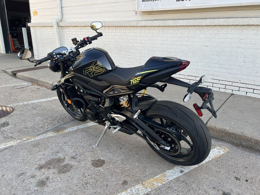 2025 Triumph Street Triple 765 RS Phantom Black