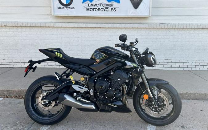 2025 Triumph Street Triple 765 RS Phantom Black