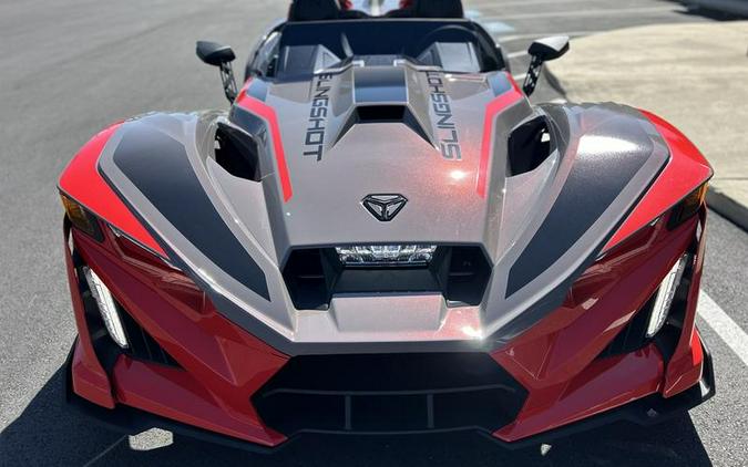 2026 Polaris Slingshot® R AutoDrive Radiant Gray with Indy Red Pearl