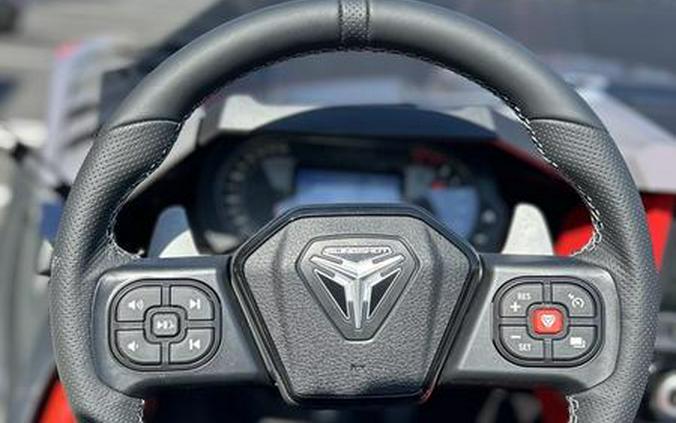 2026 Polaris Slingshot® R AutoDrive Radiant Gray with Indy Red Pearl