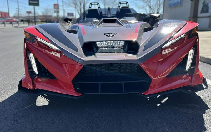 2026 Polaris Slingshot® R AutoDrive Radiant Gray with Indy Red Pearl