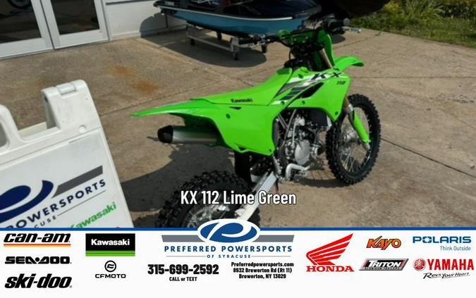 2025 Kawasaki KX 112 Lime Green