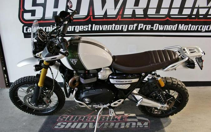 2019 Triumph Scrambler 1200 XE Fusion White