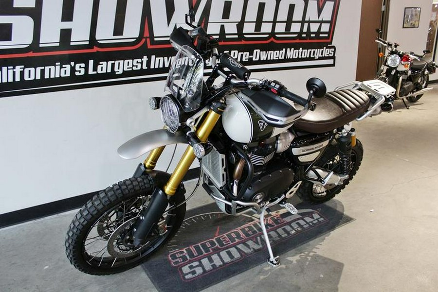 2019 Triumph Scrambler 1200 XE Fusion White