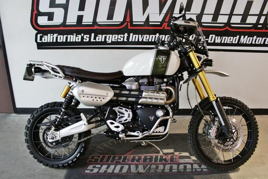 2019 Triumph Scrambler 1200 XE Fusion White