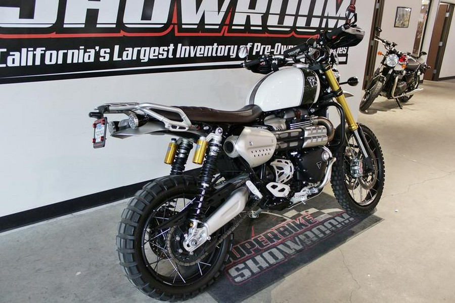 2019 Triumph Scrambler 1200 XE Fusion White