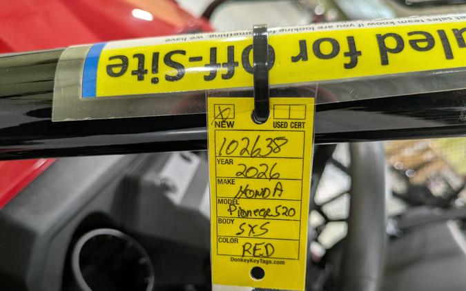 2026 Honda Pioneer 520