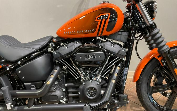 2024 Harley-Davidson Street Bob 114 Baja Orange FXBBS