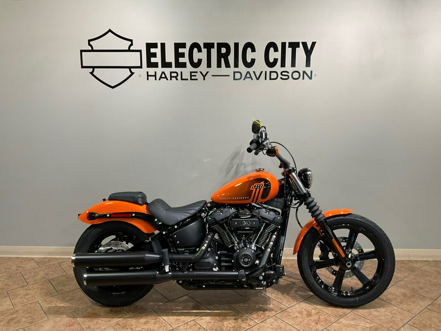 2024 Harley-Davidson Street Bob 114 Baja Orange FXBBS